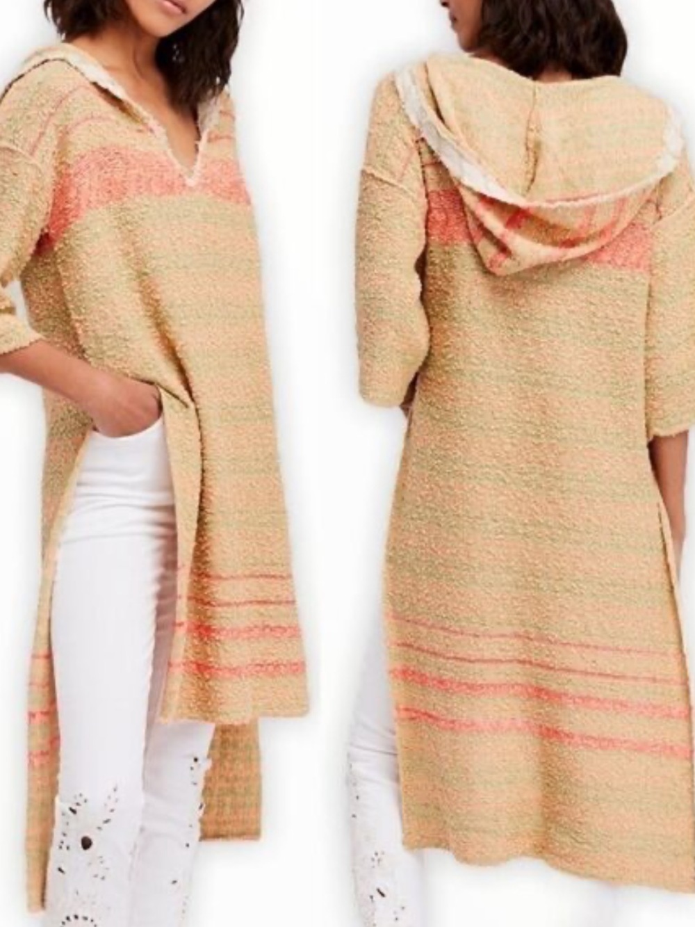 Free People Women's Hooded Tunic Berkeley  Sz M